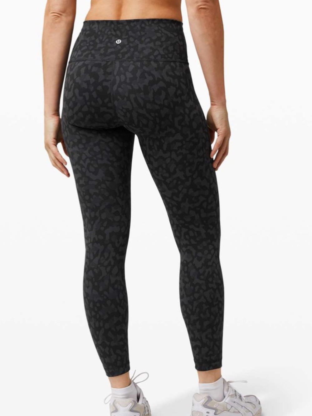 Lululemon Wunder Train High-Rise Tight 25" Formation Camo Deep Coal Multi SZ 4